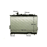 Mahle Engine Radiator fits Hyundai Matrix 2001-2010 1.6 1.8