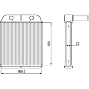 Valeo Heater Matrix Core Heat Exchanger 811559