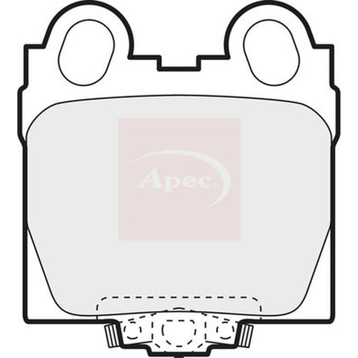 Apec Rear Brake Pad Set PAD1126