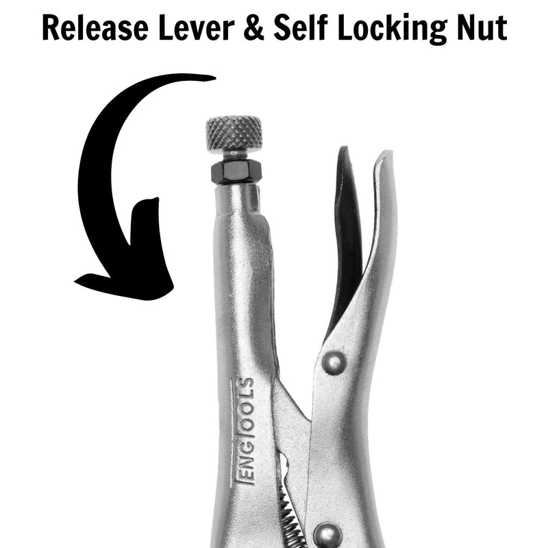Teng Tools Curved Jaw Power Grip Plier 125mm Teng Tools - Dynamic Drive