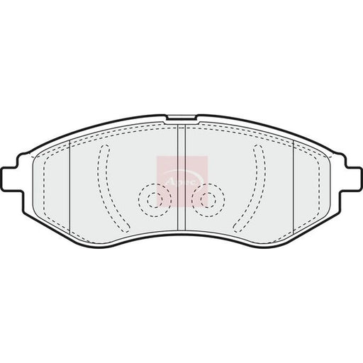 Apec Front Brake Pad Set PAD1319