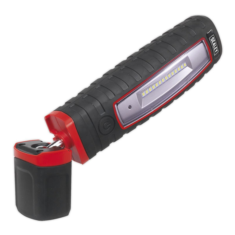 Sealey Rechargeable 360 Inspection Light 14 SMD LED & 3W SMD LED Black Lithium-i Sealey - Dynamic Drive