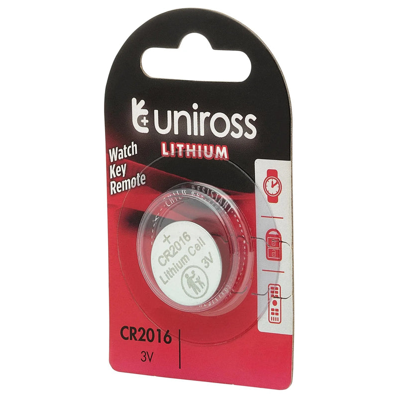 20 Piece Uniross Lithium Coin Cell CR2016 Battery - U1CR2016 - image 1