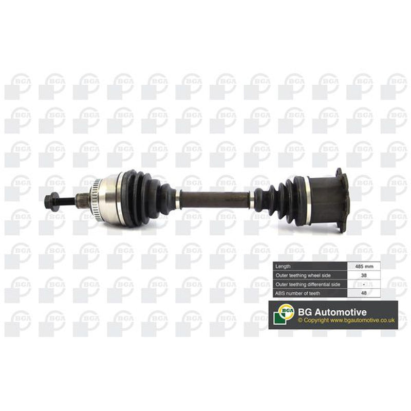BGA CV Drive Shaft Driveshaft Front Right fits Ford Galaxy I 2000-2006 1.9 2.8