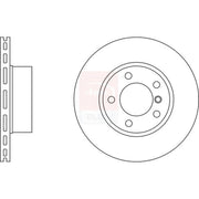 Apec 2 x Vented Front Brake Discs SDK6248-x2