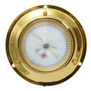 AAA 12V Brass Dome Light Natural White LED 106mm 3" Dome AAA - Dynamic Drive