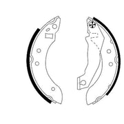 Mintex Brake Shoe Set Axle Kit fits Ford Escort 1983-1990 1.1 1.3 1.4 1.6 1.8