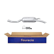 Hella End Silencer Rear fits Mercedes-Benz 124 1988-1993
