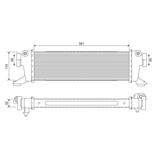 Valeo Intercooler (Charge Air Cooler) 817759