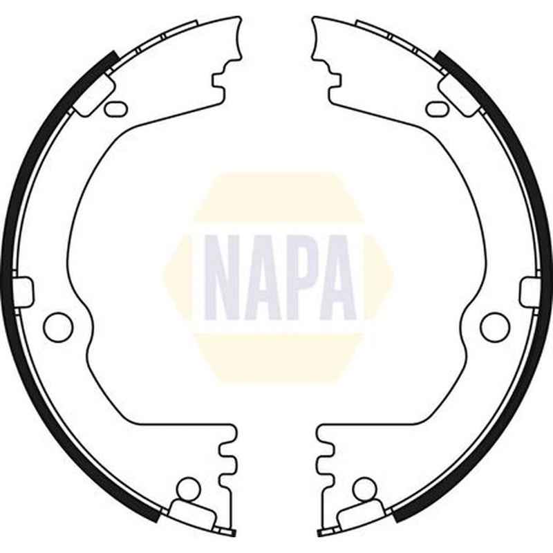 NAPA Parking Brake Shoe Set NBS5060