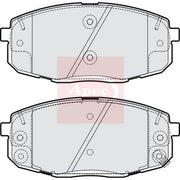 Apec Front Brake Pad Set fits Hyundai Kona 2017-2023 1.0 1.6