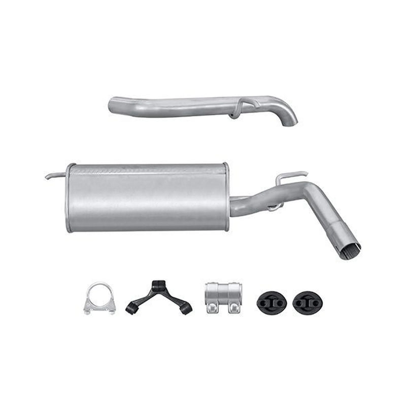 Hella End Silencer Rear fits Audi A2 2000-2005 1.4