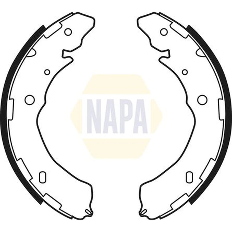 NAPA Brake Shoe Set Axle Kit NBS1072