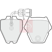 Apec Front Brake Pad Set fits Audi A8 D2 1994-2002 2.8 3.7 4.2