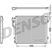 Denso Air Conditioning Condenser DCN06010