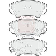 Apec Black Front Brake Pad Set fits Opel Astra J 2010-2018 1.4 1.6 1.7 1.8 2.0