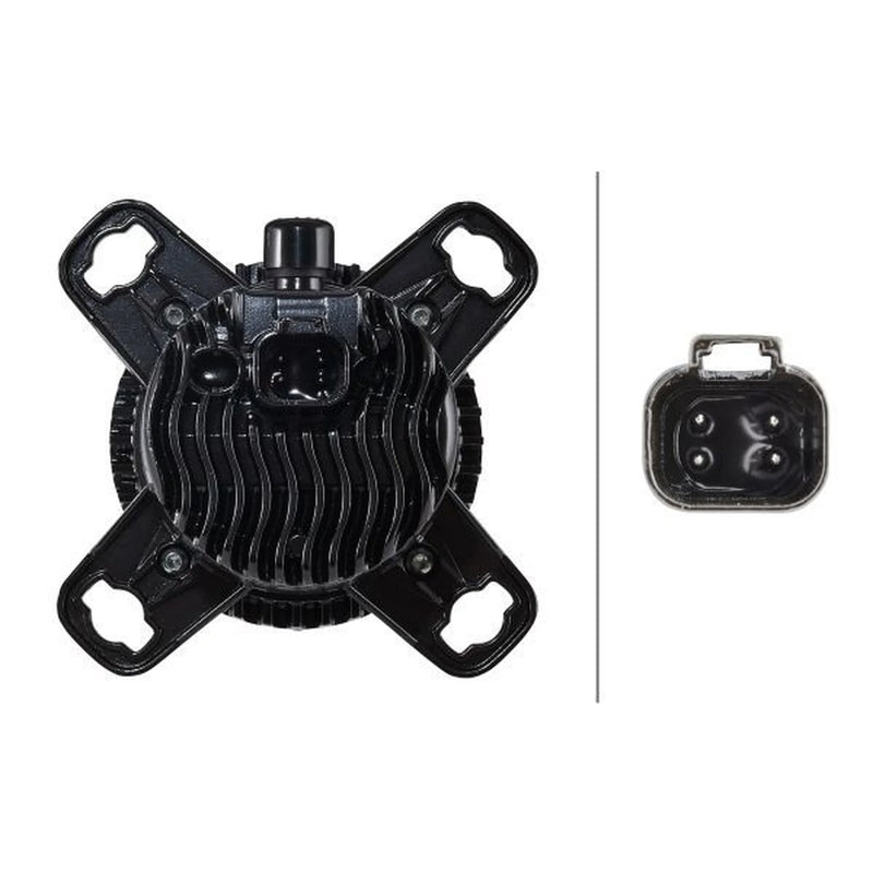Hella Headlamp De-Les A Drl/Po Md12/24 1ML both sides 1ML 012 488-131 155 4029