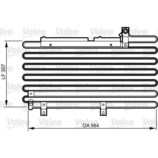 Valeo Air Conditioning Condenser 814295