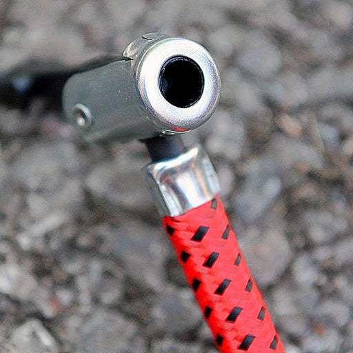 Double Barrel Cylinder Pump Air Inflator Foot Pump Car Van Bicylce Bike Tyre Sakura - Dynamic Drive