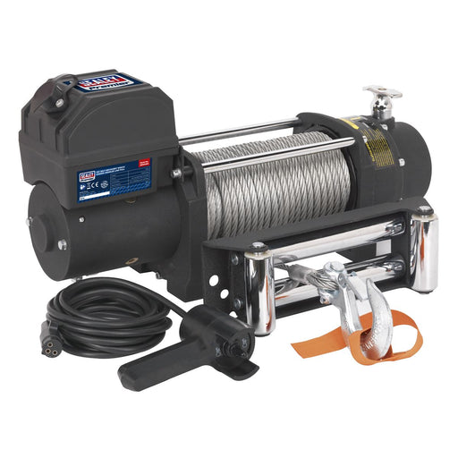 Sealey Self-Recovery Winch 4300kg (9500lb) Line Pull 12V SRW4300 Sealey - Dynamic Drive