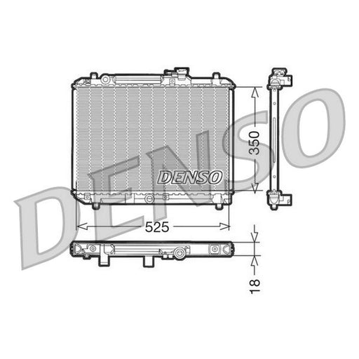 Denso Engine Radiator fits Suzuki Baleno 1995-2002 1.3 1.6 1.8
