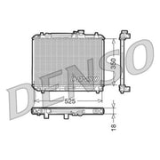 Denso Engine Radiator DRM47001