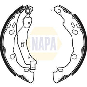 NAPA Brake Shoe Set Axle Kit fits Citroën Ami 2020 on