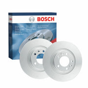 Bosch 2 x Solid Rear Brake Discs 0986479130-x2