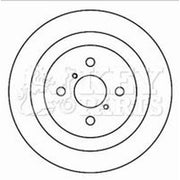 Key Parts Rear Brake Solid Discs & Pads fits Toyota Yaris/Vitz 2005-2011 1.0