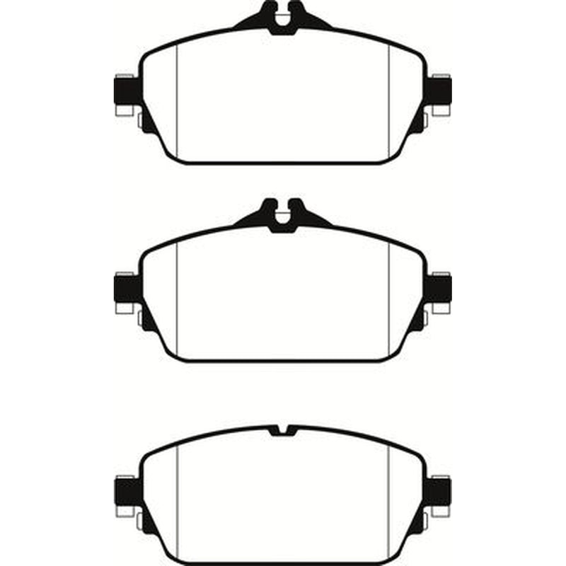 Abtex Front Brake Pad Set fits Mercedes-Benz C-Class 2013-2023