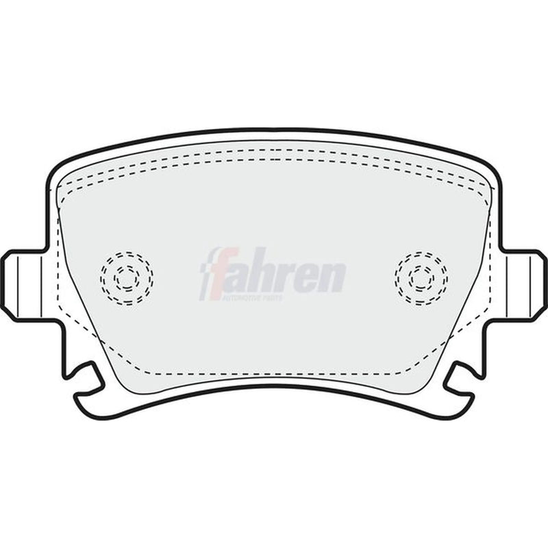 Fahren Rear Brake Discs & Pads fits Audi A6 C6 2004-2011 2.0 2.4 2.7 2.8 3.0 3.2