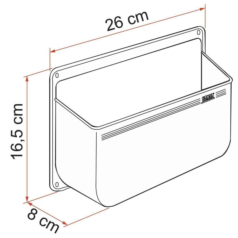 Fiamma Storage Pocket L White (03178-01-) Fiamma - Dynamic Drive