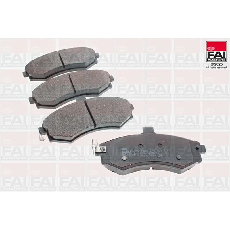 FAI Front Brake Pad Set fits Hyundai Elantra III 2000-2006 1.6 1.8 2.0