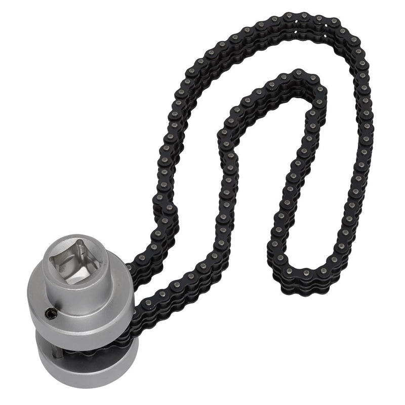 Sealey Oil Filter Chain Wrench60-115mm 1/2"Sq Drive VS937 Sealey - Dynamic Drive