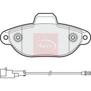 Apec Front Brake Pad Set fits Ford Ka 2008-2016 1.2