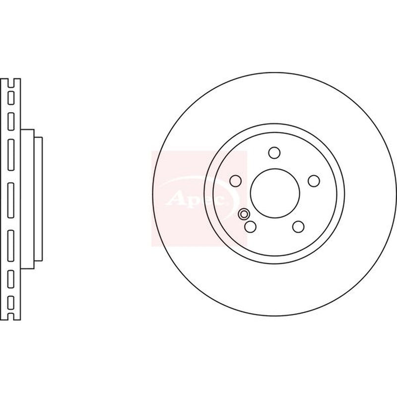 Apec Front / & Rear / Brake Discs & Pads fits Mercedes-Benz Sl 2003-2012