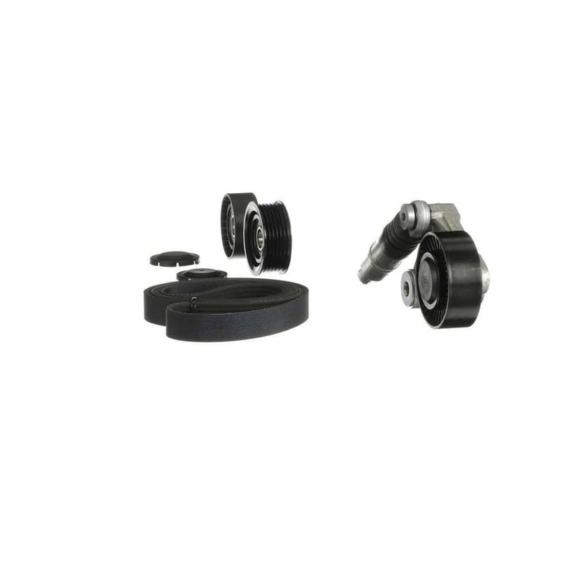 Gates V-Ribbed Belt Set fits Audi A4 B7 2004-2009 2.7 3.0