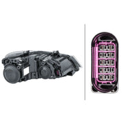 Hella Headlight Headlamp W5W Left fits VW Polo V 2009-2022 1.0 1.2 1.4 1.6