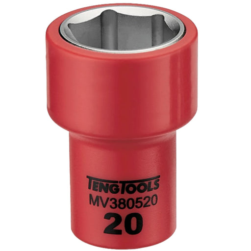 Teng Tools 3/8" Insulated Socket 20mm Teng Tools - Dynamic Drive