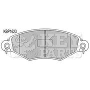 Key Parts 4 x Front Brake Pad Set fits Peugeot 206 1998-2012 1.1 1.4 1.6 1.9