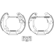 Mintex Brake Shoe Set Axle Kit fits Fiat Punto 1993-2000 1.1 1.2 1.6 1.7