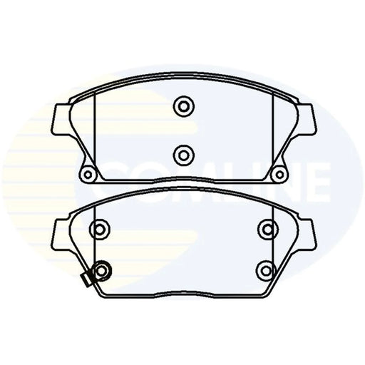 Comline 4 x Front Brake Pad Set fits Cadillac Ats 2013 on 2.0