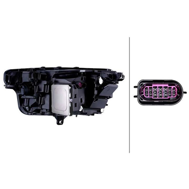 Hella Headlight Headlamp LED Right fits Audi A6 E-Tron 2024 on