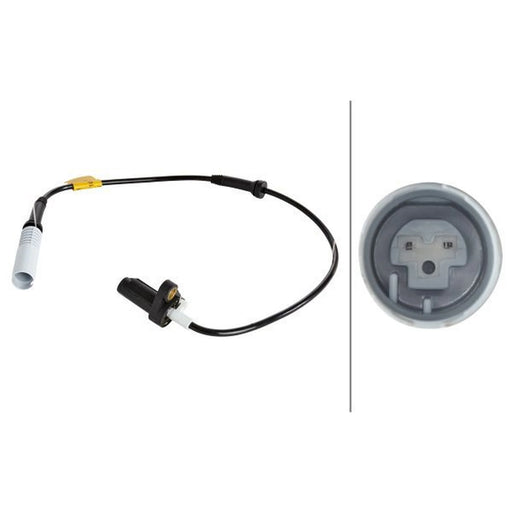 Hella ABS Wheel Speed Sensor Front fits BMW 5 1995-2004