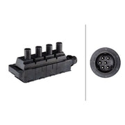 Hella Ignition Service Kit (1 Spark Plugs + Ignition Coil) fits BMW Z3 Roadster