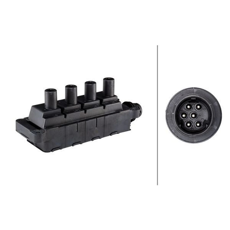 Hella Ignition Service Kit (1 Spark Plugs + Ignition Coil) fits BMW Z3 Roadster