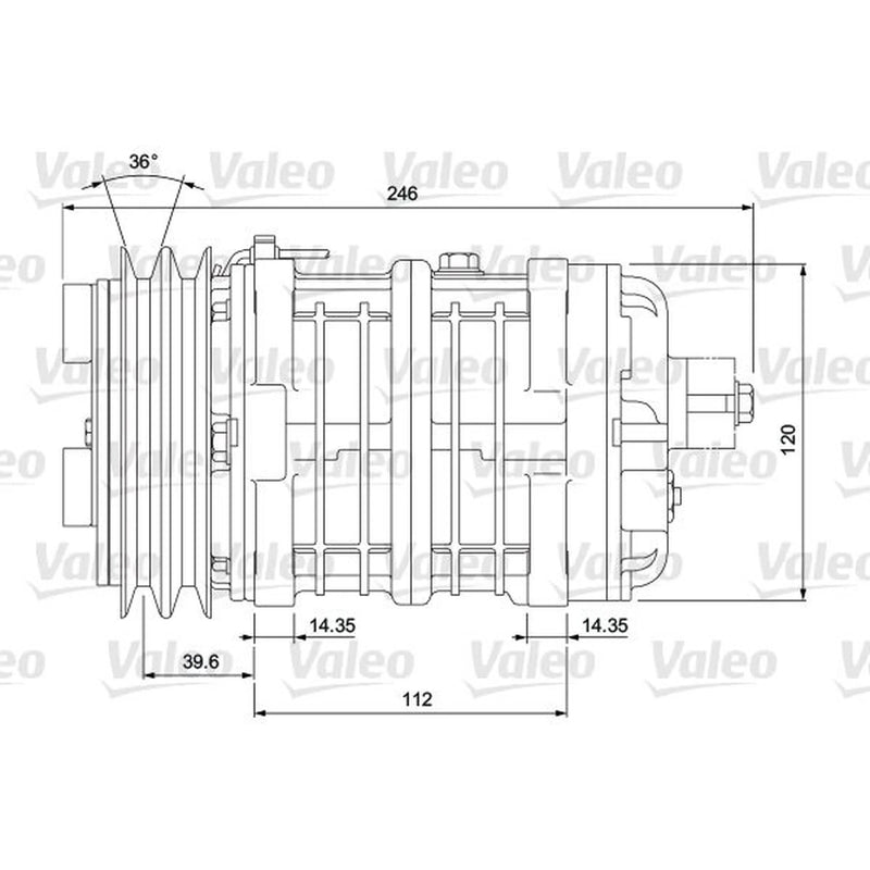 Valeo Air Conditioning Compressor 815905