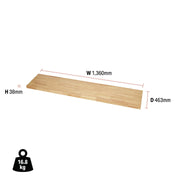 Draper BUNKER Modular Hardwood Worktop, 1360mm 33182 Draper - Dynamic Drive