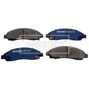 Borg & Beck Front Brake Vented Discs & Pads fits Isuzu Rodeo I 2002-2012 2.5