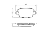 Bosch Front & Rear Pads fits Ford Focus II 2009-2011 2.5